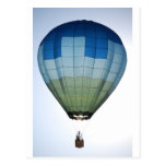 Globo del aire caliente postal