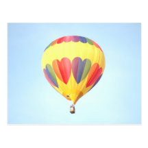 Globo del corazón postales