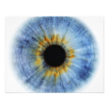 Globo del ojo azul anuncio