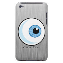 Globo del ojo; Metal-mirada Barely There iPod Protector