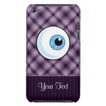 Globo del ojo; Púrpura iPod Case-Mate Protectores
