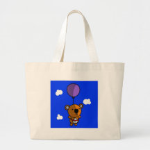 Globo del oso de peluche bolsa