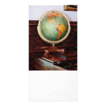 Globo en piano tarjeta personal