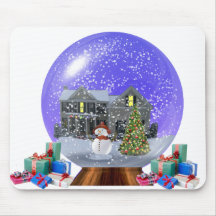 Globo Mousepad de la nieve