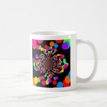 Globos abstractos de las tazas