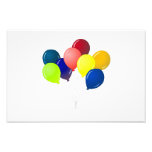 Globos coloridos impresión fotográfica