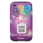 globos de la plantilla del caso del iPhone 3G/3Gs Tough iPhone 3 Carcasas