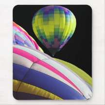 Globos del aire caliente tapetes de ratones