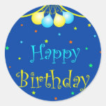 Globos del cumpleaños pegatinas  