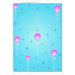 Globos del cumpleaños tarjetas