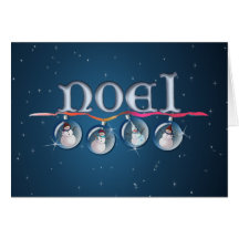 GLOBOS del MUÑECO DE NIEVE de NOEL de SHARON SHARP Tarjetas