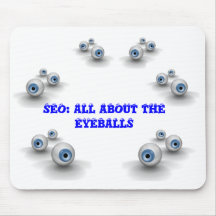 GLOBOS DEL OJO DE SEO ALFOMBRILLAS DE RATON