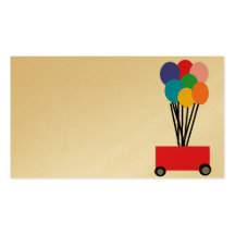 globos tarjeta de visita
