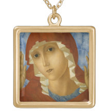 GLORIA AL VIRGEN MARÍA BENDECIDO PENDIENTES PERSONALIZADOS