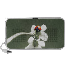 Glücksbringer auf der Blumenwiese Notebook Speaker