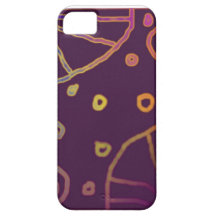 Glyphs coloridos en el iPhone marrón (5) caso iPhone 5 Case-Mate Cárcasas