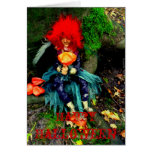 gnomo de Halloween Felicitaciones