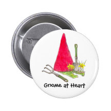 Gnomo en el corazón pin