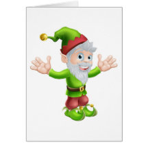 Gnomo o duende del jardín felicitaciones