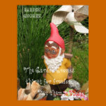 Gnomos del jardín posters