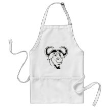 GNU clásico Delantales