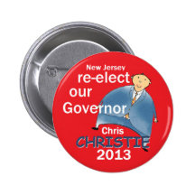 Gobernador 2013 de Christie Pins