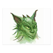 Goblin verde postal