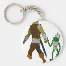 Goblin y Orc (fondo negro o blanco) Llavero
