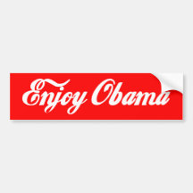 GOCE DE OBAMA PEGATINA DE PARACHOQUE