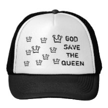 GOD SAVE THE QUEEN GORROS  