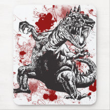 Gojira fresco Mousepads