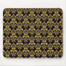 Gold Fluer de Lis Mousepad