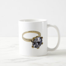 GoldDiamondRing112409 Tazas