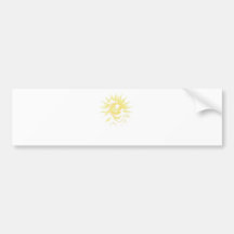 Golden Christmas Auto Sticker