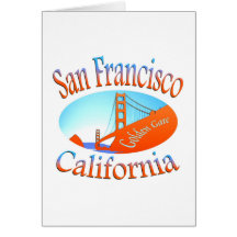 Golden Gate de San Francisco Tarjeta