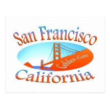 Golden Gate de San Francisco Tarjetas Postales
