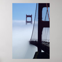 Golden Gate que emerge Impresiones