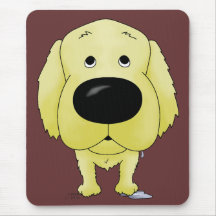Golden retriever Mousepad Tapetes De Ratón