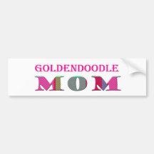 GoldendoodleMom Pegatina De Parachoque