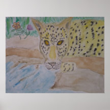 goldeneyes del leopardo poster