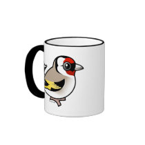 Goldfinch europeo tazas