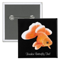 Goldfish de la cola de la mariposa de Tosakin Pins