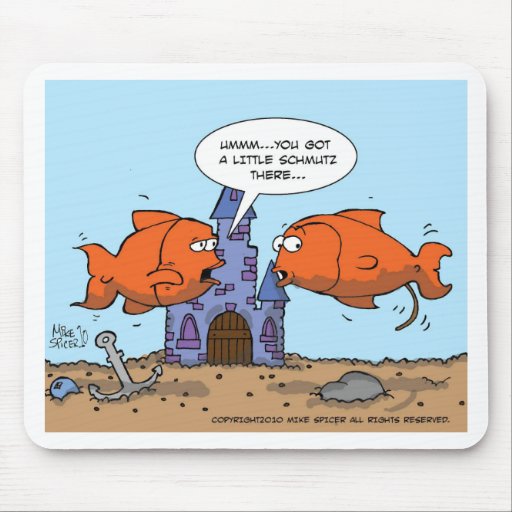 Goldfish dos--Amistad Alfombrillas De Ratones