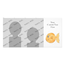 Goldfish. Tarjeta Personal Con Foto