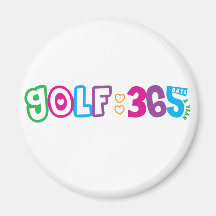 Golf 365 imán de frigorifico