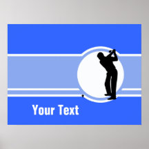 Golf; Azul Impresiones