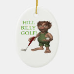 Golf de Billy de la colina Ornamentos De Navidad