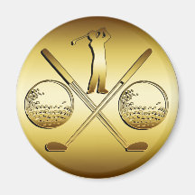 GOLF DE ORO IMANES DE NEVERA