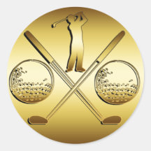 GOLF DE ORO PEGATINAS  