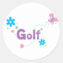 Golf del alboroto del jardín etiquetas  